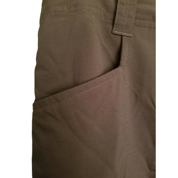 Columbia Mens Size 32W 10L Omni-Shade Sun Protection Shorts Gray Flat Front - Picture 5 of 6